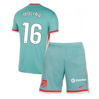 Maglie da calcio Atletico Madrid Nahuel Molina #16 Seconda Maglia Bambino 2024-25 Manica Corta (+ Pantaloni corti)